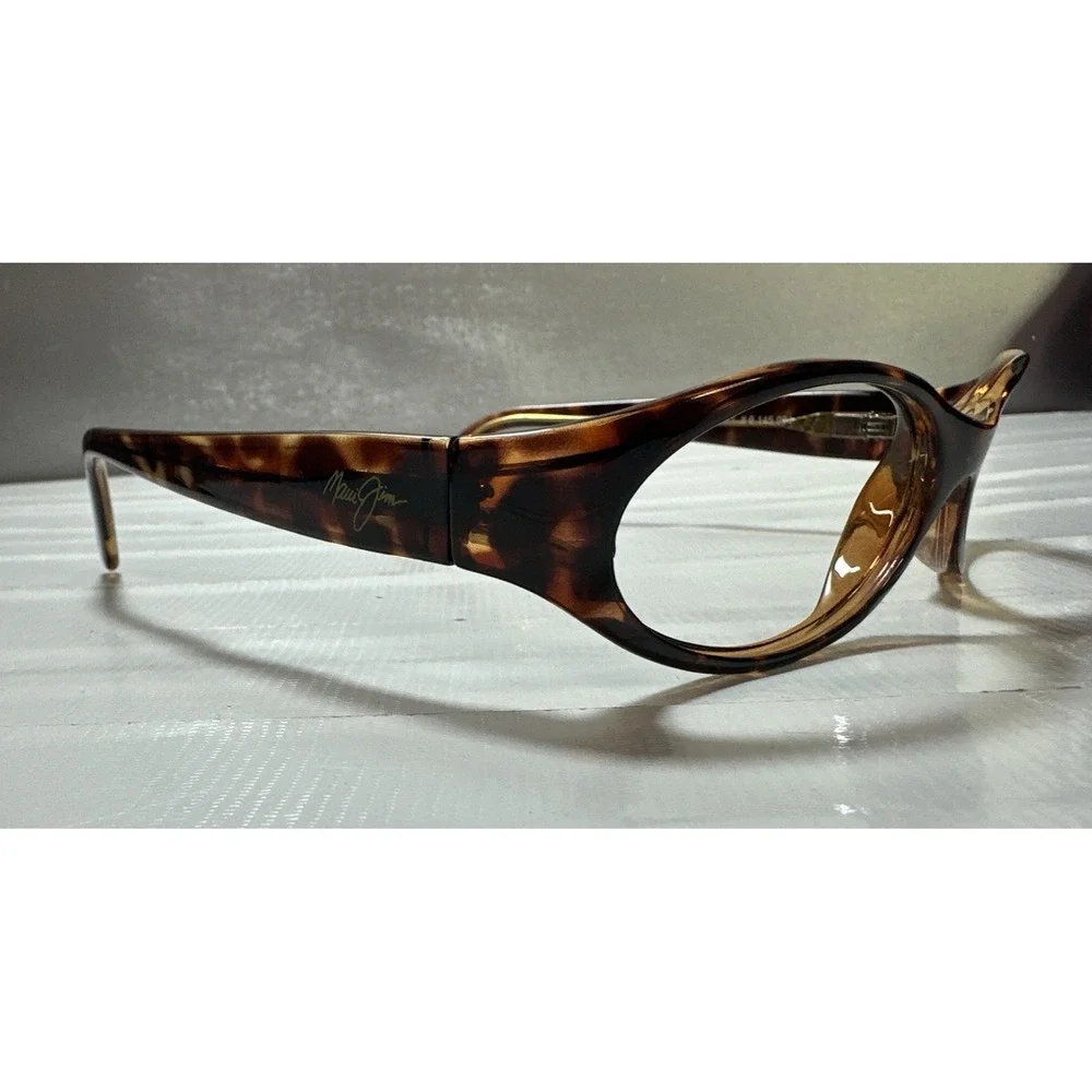 Maui Jim MJ 125-10 Sunglasses Frames Only Womens Oval Tortoise Brown 13224